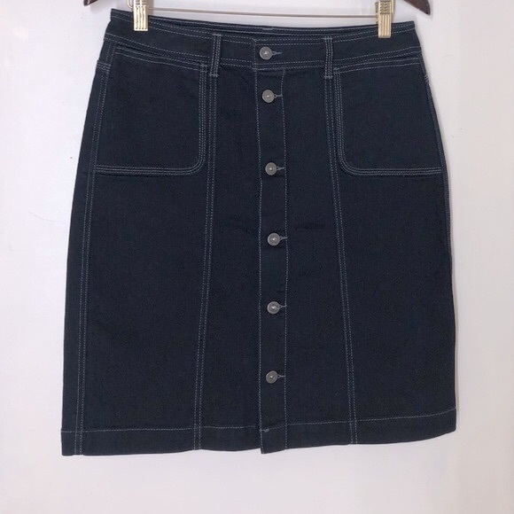 Style & Co. Denim Jean pencil Skirt, school or work all time classic style retro - Picture 5 of 8